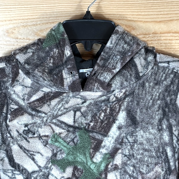 GANDER mountain guide series men’s size medium fleece camo hoodie - Picture 2 of 8